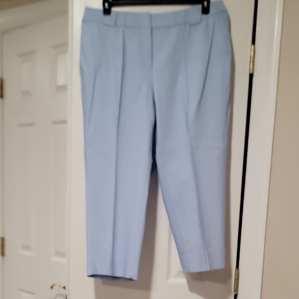 Lane Bryant Light Blue Cropped Trousers